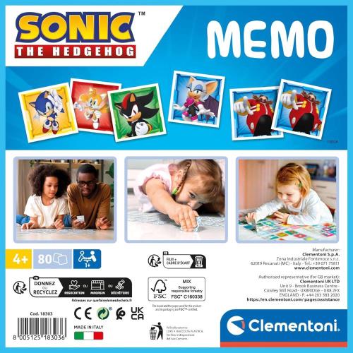 MEMO GAMES SONIC