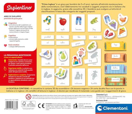 SAPIENTINO MONTESSORI PRIMO INGLESE