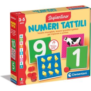 SAPIENTINO MONTESSORI NUMERI TATTILI NEW