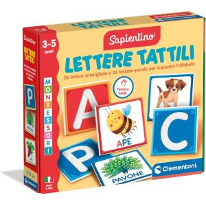 SAPIENTINO MONTESSORI LETTERE TATTILI