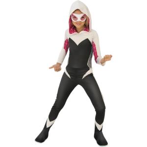 COSTUME SPIDERMAN RAGNO GWEN CLASSICO BAMBINA TAGLIA L 8-10 ANNI