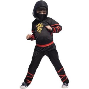 COSTUME NINJA LUMINOSO BAMBINO - TAGLIA M 5-7 ANNI