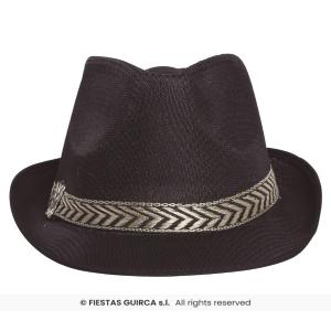CAPPELLO GANGSTER NERO