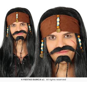 PARRUCCA PIRATA CON FASCIA IN SCATOLA