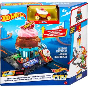 HOT WHEELS - CITY DOWNTOWN GELATERIA CON VORTICE
