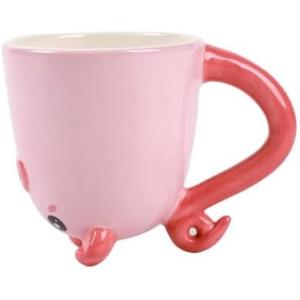 TAZZA IN CERAMICA UP & DOWN PIGGY MAIALINO 300 ML