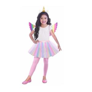 COSTUME SET UNICORNO IN SCATOLA MIS. 4-6 ANNI