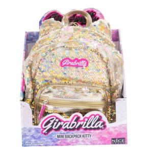 GIRABRILLA MINI ZAINO KITTY ORO