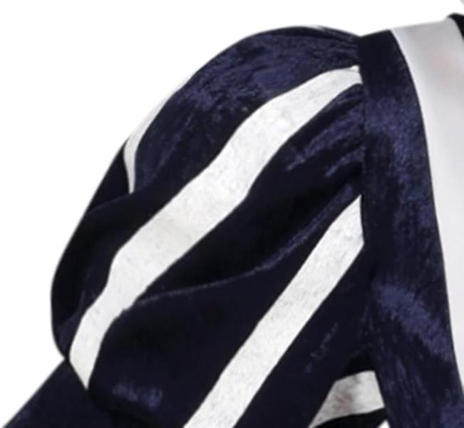 COSTUME MOSCHETTIERA BLU ADULTA TAGLIA 36–38 S