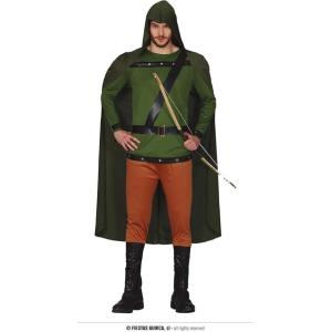 COSTUME ARCIERE ROBIN HOOD ADULTO ARROW TAGLIA 52-54