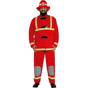 COSTUME POMPIERE ADULTO TAGLIA 54-56 XL