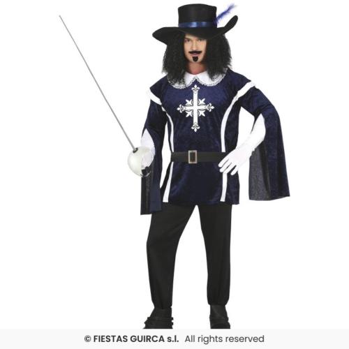 COSTUME MOSCHETTIERE ADULTO TAGLIA 54-56 XL