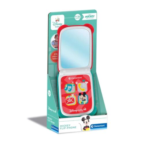DISNEY BABY - TELEFONO PIEGHEVOLE TOPOLINO - MICKEY MOUSE FLIP PHONE