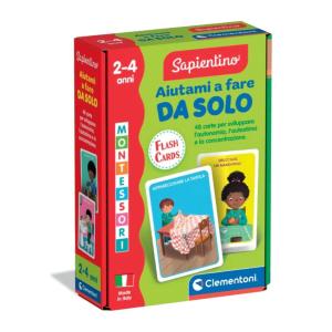 MONTESSORI FLASHCARD CARTE AIUTAMI A FARE DA SOLO
