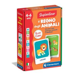 MONTESSORI FLASH CARDS IL REGNO DEGLI ANIMALI