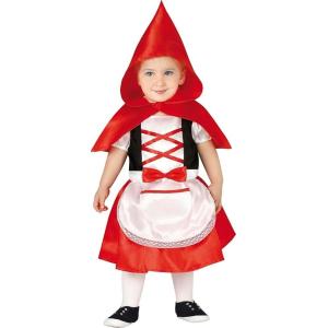 COSTUME CAPPUCCETTO ROSSO BIMBA TAGLIA 2-3 ANNI
