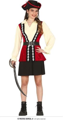 COSTUME PIRATA RAGAZZA TAGLIA 14-16 ANNI