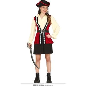 COSTUME PIRATA RAGAZZA TAGLIA 14-16 ANNI
