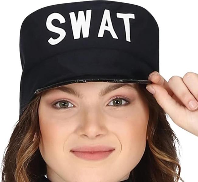 COSTUME POLIZIA POLIZIOTTA SWAT RAGAZZA TAGLIA 14-16 ANNI