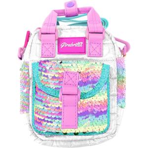 GIRABRILLA BORSETTA TRACOLLA PUFFER SHOULDER BAG PAILLETTES REVERSIBILI ARCOBALENO