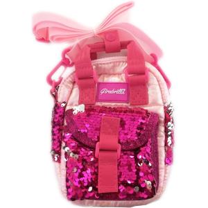 GIRABRILLA BORSETTA TRACOLLA PUFFER SHOULDER BAG PAILLETTES REVERSIBILI MAGENTA