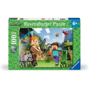 PUZZLE 100 PEZZI XXL MINECRAFT