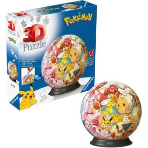 PUZZLE 3D POKEMON BALL 72 PEZZI - SFERA