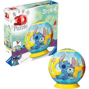 PUZZLE 3D PUZZLEBALL SFERA 72 PEZZI - DISNEY STITCH
