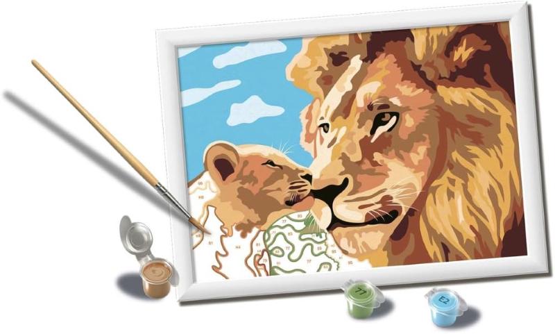 CREART SERIE D - LEONE E CUCCIOLO