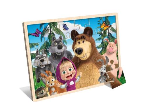 MASHA PUZZLE 24 PZ IN LEGNO