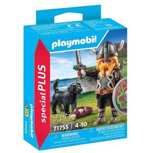 PLAYMOBIL SPECIAL PLUS - VICHINGO CON CANE DA GUARDIA