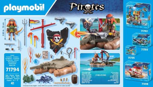 PLAYMOBIL PIRATES - ZATTERA DEI PIRATI