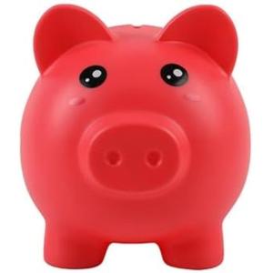 SALVADANAIO PORTAMONETE MAIALINO ROSSO