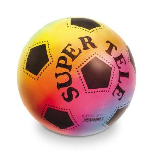 PALLONE SUPER TELE ARCOBALENO RAINBOW BIO 23 CM SGONFIO