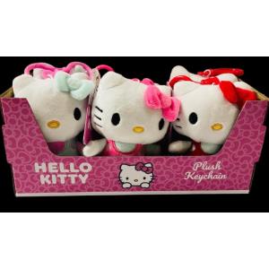 HELLO KITTY PELUCHE PORTACHIAVI 12 CM - ASSORTITO 228410