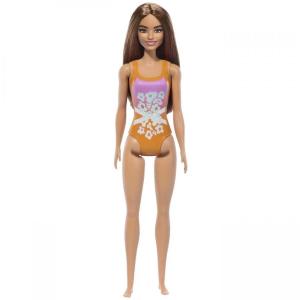 BARBIE BEACH CON COSTUME DA BAGNO ARANCIONE