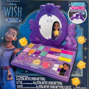 DISNEY SPECCHIERA WISH - TROUSSE MAKE UP CON LUCI E SUONI