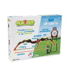 PLAY OUT - SET ARCIERE PROFESSIONAL CON BERSAGLIO - ARCO LUMINOSO
