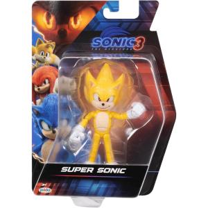 SONIC 3 MOVIE PERSONAGGIO ARTICOLATO 13 CM - SUPER SONIC