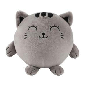 CUSCINO PELUCHE SQUISHY - GATTO GRIGIO