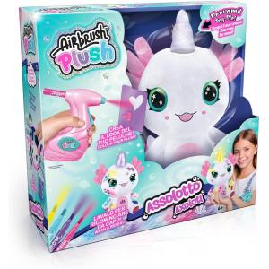 AIRBRUSH PLUSH PELUCHE ASSOLOTTO AXOLOTTI