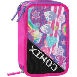 ASTUCCIO CORREDO CON 3 ZIP COMIX ULTRA BRIGHT HARAYUKU GIRL