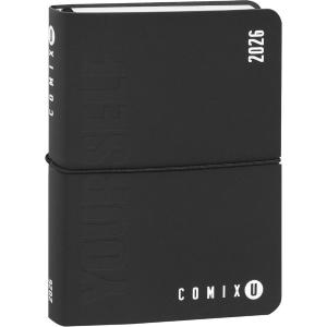 AGENDA GIORNALIERA MINI 16 MESI COMIX U YOURSELF NERA/BIANCA