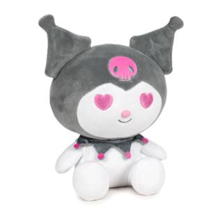 PELUCHE HELLO KITTY GRIGIO KUROMI 32 CM