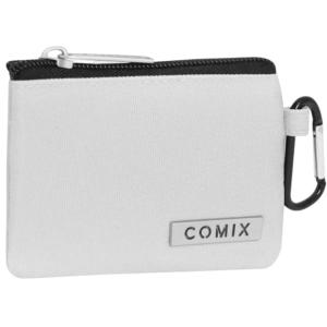 PORTAMONETE CON MOSCHETTONE MONOCOLORE TAUPE (TORTORA) COMIX