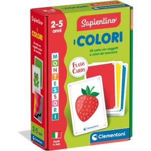 SAPIENTINO MONTESSORI FLASHCARD I COLORI