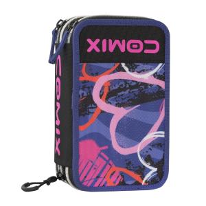 ASTUCCIO CORREDO CON 3 ZIP COMIX WBS SPRAYHEART