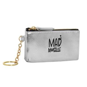 PORTACHIAVI POCHETTE ARGENTO LAMINATO