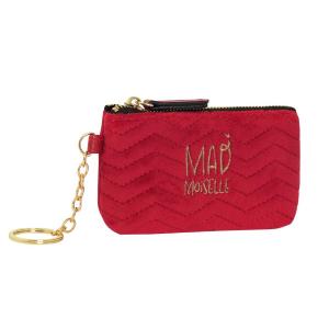 PORTACHIAVI POCHETTE ROSSO IN VELLUTO