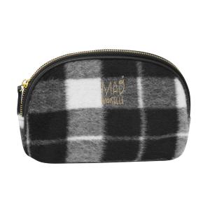POCHETTE CHECK QUADRETTI BIANCO E NERO